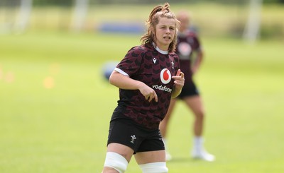 260625  Wales Women Rugby Training Session - Kate Williams during training ahead of the Wales matches against Australia