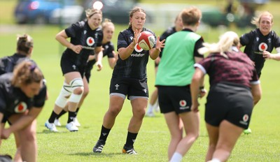 260625  Wales Women Rugby Training Session - Lleucu George during training ahead of the Wales matches against Australia