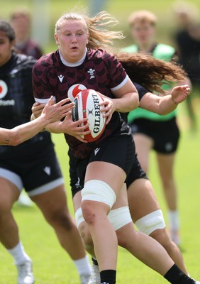 260625  Wales Women Rugby Training Session - Alaw Pyrs during training ahead of the Wales matches against Australia