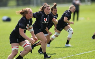 260625  Wales Women Rugby Training Session - Gwenllian Pyrs during training ahead of the Wales matches against Australia