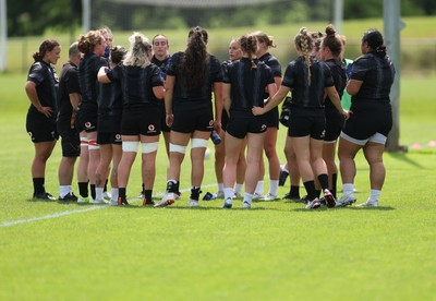 260625  Wales Women Rugby Training Session - Wales Women squad members during training ahead of the Wales matches against Australia