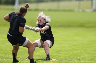 260625  Wales Women Rugby Training Session - Alex Callender during training ahead of the Wales matches against Australia