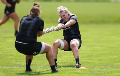 260625  Wales Women Rugby Training Session - Alex Callender during training ahead of the Wales matches against Australia