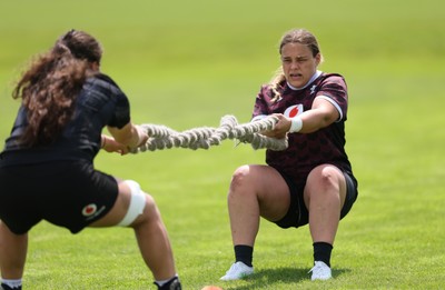 260625  Wales Women Rugby Training Session - Jenni Scoble during training ahead of the Wales matches against Australia