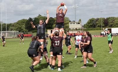 260625  Wales Women Rugby Training Session - Georgia Evans during training ahead of the Wales matches against Australia
