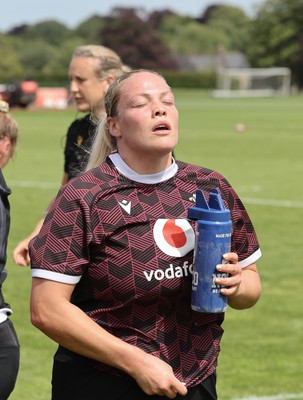 260625  Wales Women Rugby Training Session - Kelsey Jones during training ahead of the Wales matches against Australia