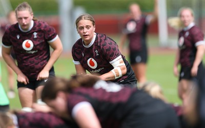 260625  Wales Women Rugby Training Session - Tilly Vucaj during training ahead of the Wales matches against Australia