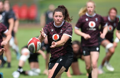 260625  Wales Women Rugby Training Session - Robyn Wilkins during training ahead of the Wales matches against Australia