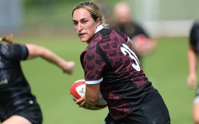 260625  Wales Women Rugby Training Session - Courtney Keight during training ahead of the Wales matches against Australia