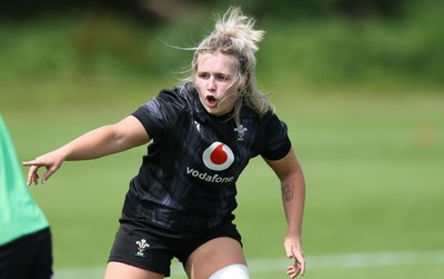 260625  Wales Women Rugby Training Session - Alex Callender during training ahead of the Wales matches against Australia