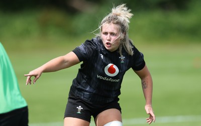 260625  Wales Women Rugby Training Session - Alex Callender during training ahead of the Wales matches against Australia
