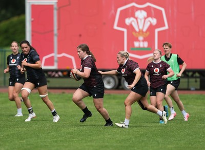 260625  Wales Women Rugby Training Session - Maisie Davies during training ahead of the Wales matches against Australia
