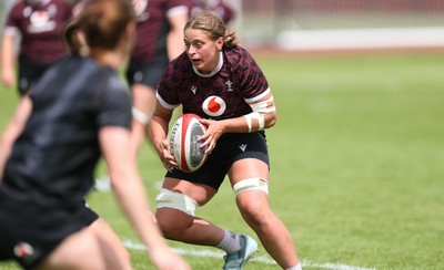 260625  Wales Women Rugby Training Session - Tilly Vucaj during training ahead of the Wales matches against Australia