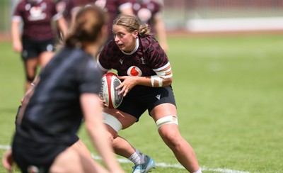 260625  Wales Women Rugby Training Session - Tilly Vucaj during training ahead of the Wales matches against Australia