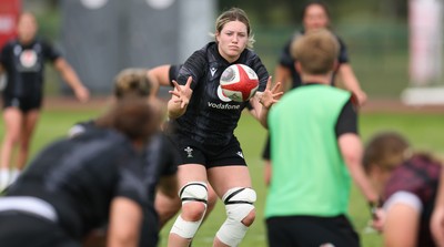 260625  Wales Women Rugby Training Session - Gwen Crabb during training ahead of the Wales matches against Australia