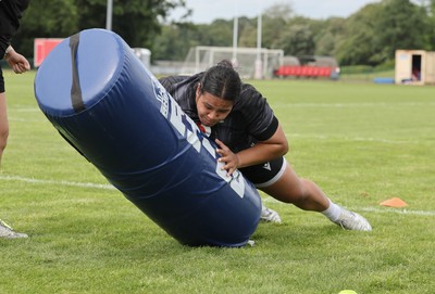 260625  Wales Women Rugby Training Session - Sisilia Tuipulotu during training ahead of the Wales matches against Australia