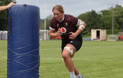 260625  Wales Women Rugby Training Session - Tilly Vucaj during training ahead of the Wales matches against Australia