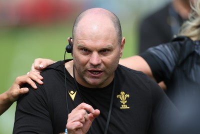 260625  Wales Women Rugby Training Session - Sean Lynn, Wales Women head coach during training ahead of the Wales matches against Australia