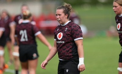 260625  Wales Women Rugby Training Session - Katherine Baverstock during training ahead of the Wales matches against Australia