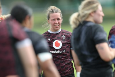 260625  Wales Women Rugby Training Session - Katherine Baverstock during training ahead of the Wales matches against Australia