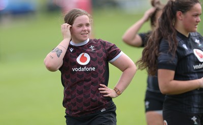 260625  Wales Women Rugby Training Session - Maisie Davies during training ahead of the Wales matches against Australia