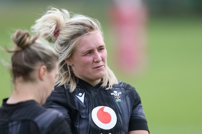 260625  Wales Women Rugby Training Session - Alex Callender during training ahead of the Wales matches against Australia
