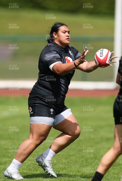 260625  Wales Women Rugby Training Session - Sisilia Tuipulotu during training ahead of the Wales matches against Australia