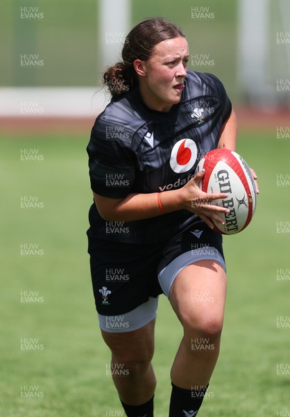 260625  Wales Women Rugby Training Session - Lleucu George during training ahead of the Wales matches against Australia