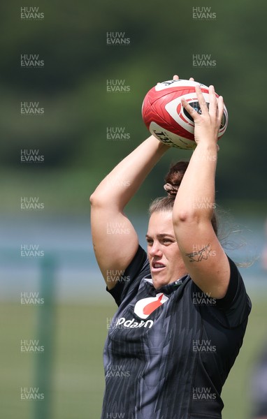 260625  Wales Women Rugby Training Session - Carys Phillips during training ahead of the Wales matches against Australia