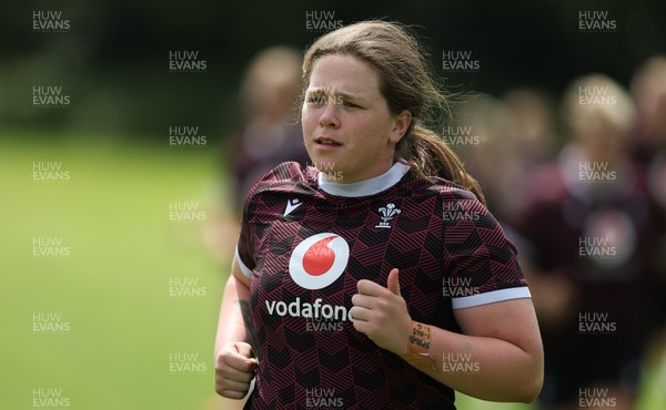 260625  Wales Women Rugby Training Session - Maisie Davies during training ahead of the Wales matches against Australia