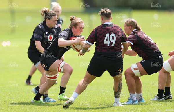 260625  Wales Women Rugby Training Session - Abbie Fleming during training ahead of the Wales matches against Australia