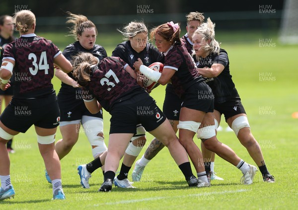 260625  Wales Women Rugby Training Session - Gwen Crabb during training ahead of the Wales matches against Australia