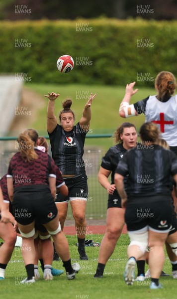 260625  Wales Women Rugby Training Session - Carys Phillips during training ahead of the Wales matches against Australia