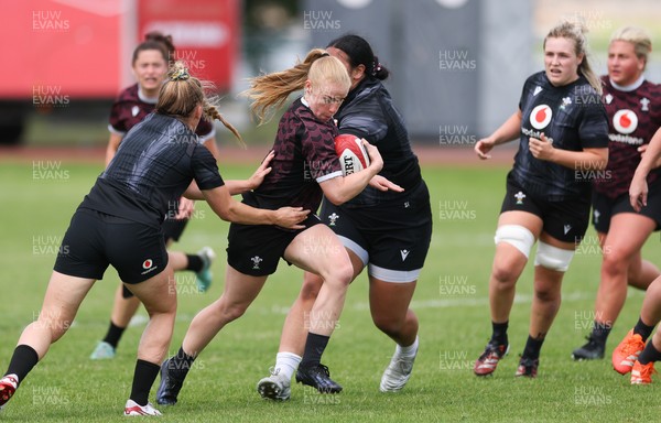 260625  Wales Women Rugby Training Session - Catherine Richards during training ahead of the Wales matches against Australia