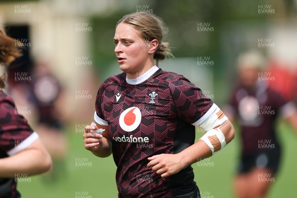 260625  Wales Women Rugby Training Session - Tilly Vucaj during training ahead of the Wales matches against Australia