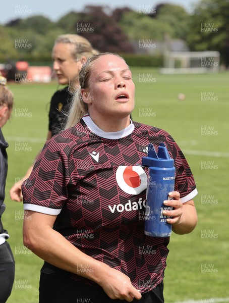 260625  Wales Women Rugby Training Session - Kelsey Jones during training ahead of the Wales matches against Australia