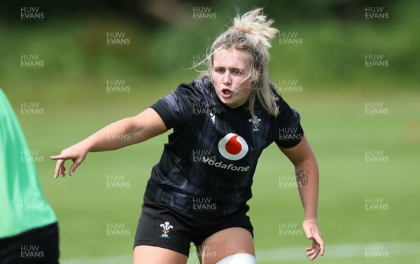 260625  Wales Women Rugby Training Session - Alex Callender during training ahead of the Wales matches against Australia