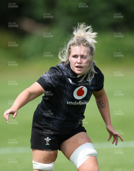 260625  Wales Women Rugby Training Session - Alex Callender during training ahead of the Wales matches against Australia