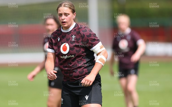 260625  Wales Women Rugby Training Session - Tilly Vucaj during training ahead of the Wales matches against Australia