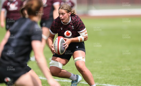 260625  Wales Women Rugby Training Session - Tilly Vucaj during training ahead of the Wales matches against Australia