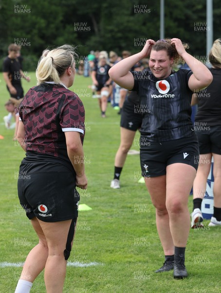 260625  Wales Women Rugby Training Session - Gwenllian Pyrs during training ahead of the Wales matches against Australia