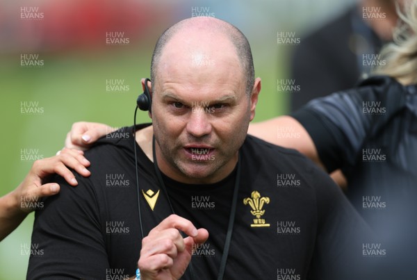 260625  Wales Women Rugby Training Session - Sean Lynn, Wales Women head coach during training ahead of the Wales matches against Australia