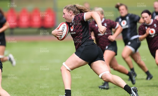 260625  Wales Women Rugby Training Session - Alaw Pyrs during training ahead of the Wales matches against Australia