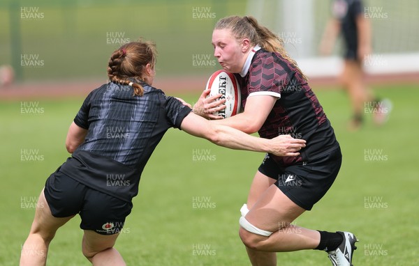 260625  Wales Women Rugby Training Session - Alaw Pyrs during training ahead of the Wales matches against Australia