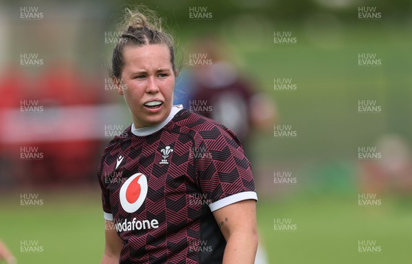 260625  Wales Women Rugby Training Session - Katherine Baverstock during training ahead of the Wales matches against Australia