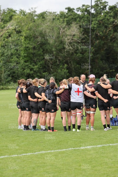 260625  Wales Women Rugby Training Session - Wales Women squad members during training ahead of the Wales matches against Australia
