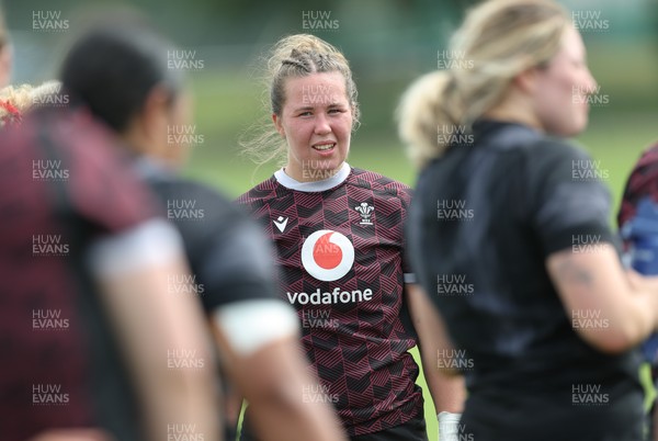 260625  Wales Women Rugby Training Session - Katherine Baverstock during training ahead of the Wales matches against Australia