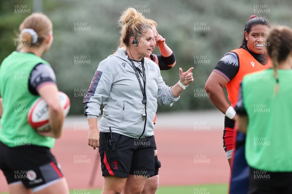 260923 - Wales Women Rugby Training Session - Catrina Nicholas-McLaughlin during a training session at Stadium CSM, north Wales