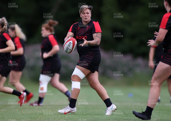 260722 - Wales Women Rugby Training - Donna Rose during training