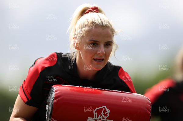 260722 - Wales Women Rugby Training - Carys Williams during training